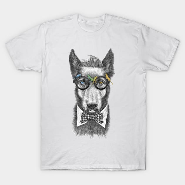 Docga Bowie II T-Shirt by ronnkools